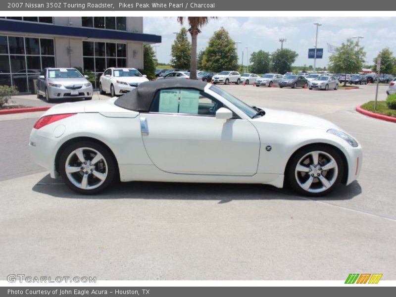Pikes Peak White Pearl / Charcoal 2007 Nissan 350Z Touring Roadster
