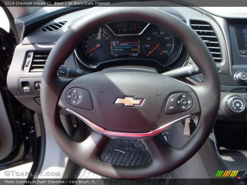 Black / Jet Black/Dark Titanium 2014 Chevrolet Impala LS