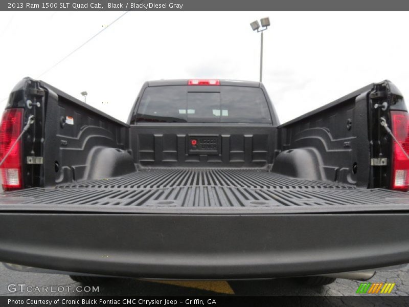 Black / Black/Diesel Gray 2013 Ram 1500 SLT Quad Cab