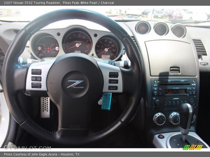Pikes Peak White Pearl / Charcoal 2007 Nissan 350Z Touring Roadster
