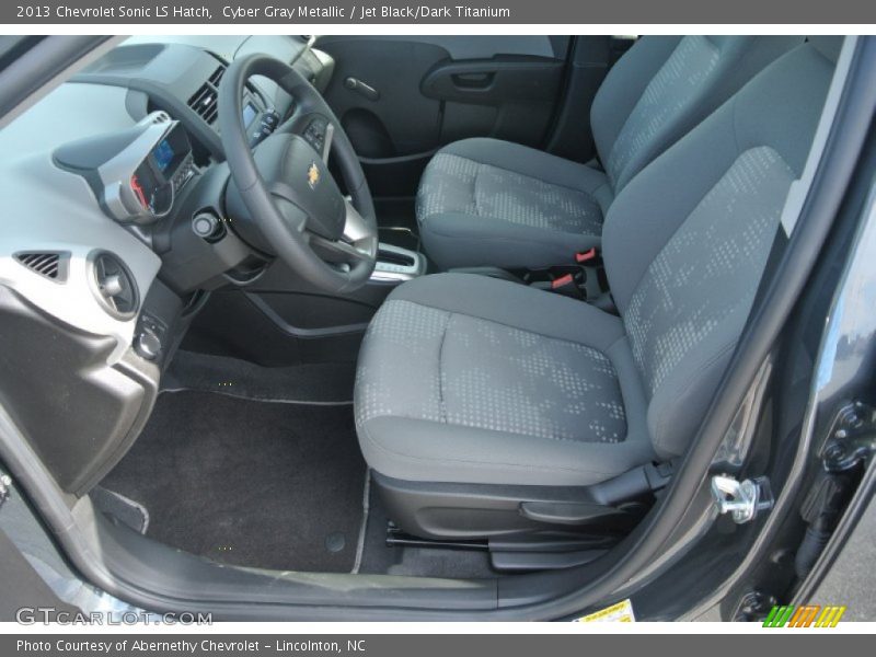 Cyber Gray Metallic / Jet Black/Dark Titanium 2013 Chevrolet Sonic LS Hatch