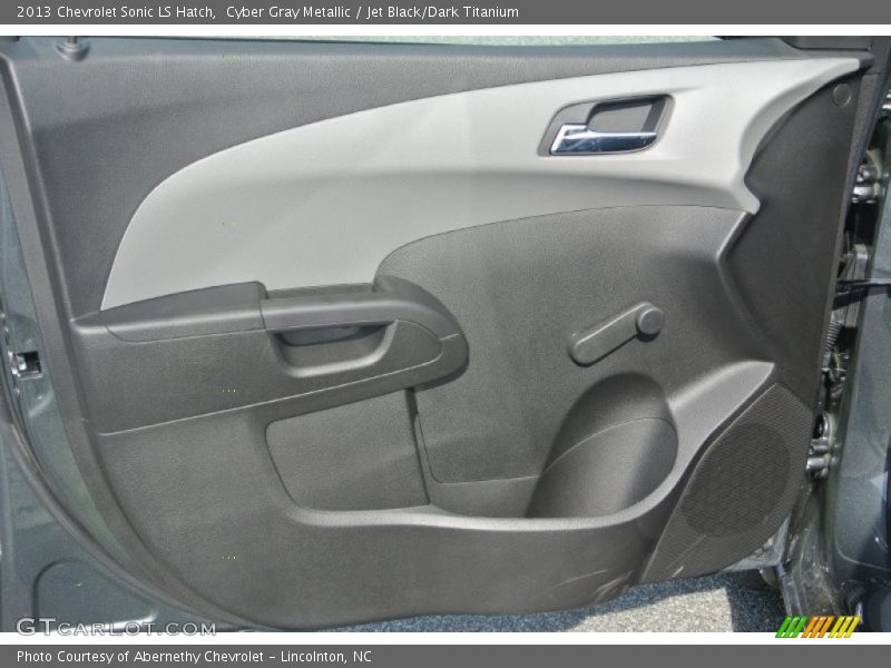 Cyber Gray Metallic / Jet Black/Dark Titanium 2013 Chevrolet Sonic LS Hatch