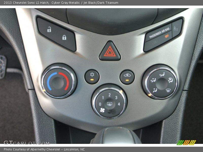 Cyber Gray Metallic / Jet Black/Dark Titanium 2013 Chevrolet Sonic LS Hatch