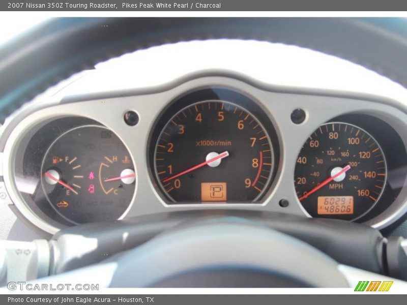 Pikes Peak White Pearl / Charcoal 2007 Nissan 350Z Touring Roadster