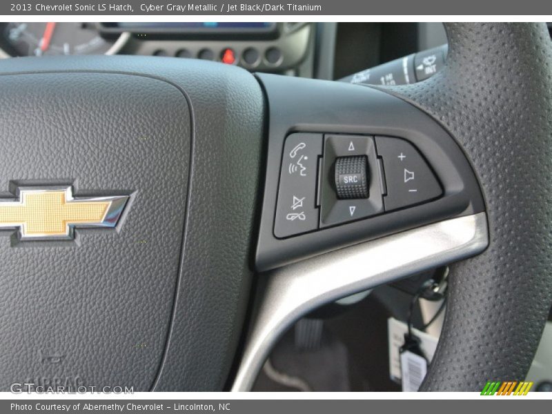 Cyber Gray Metallic / Jet Black/Dark Titanium 2013 Chevrolet Sonic LS Hatch