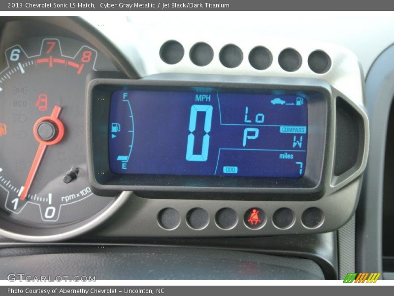 Cyber Gray Metallic / Jet Black/Dark Titanium 2013 Chevrolet Sonic LS Hatch