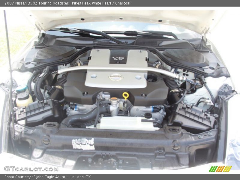 Pikes Peak White Pearl / Charcoal 2007 Nissan 350Z Touring Roadster