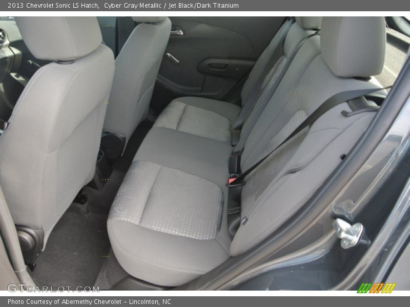 Cyber Gray Metallic / Jet Black/Dark Titanium 2013 Chevrolet Sonic LS Hatch