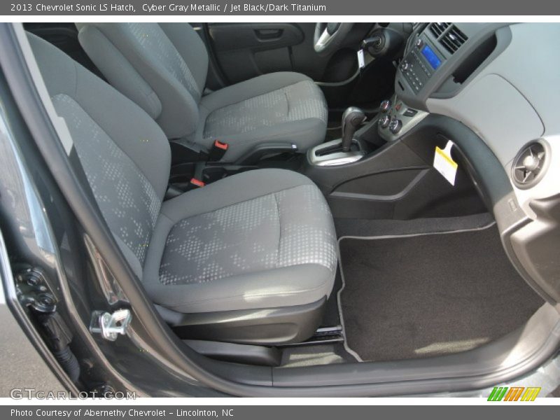 Cyber Gray Metallic / Jet Black/Dark Titanium 2013 Chevrolet Sonic LS Hatch
