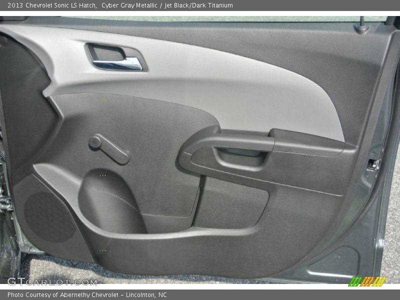 Cyber Gray Metallic / Jet Black/Dark Titanium 2013 Chevrolet Sonic LS Hatch
