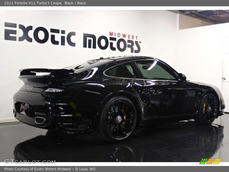 Black / Black 2011 Porsche 911 Turbo S Coupe