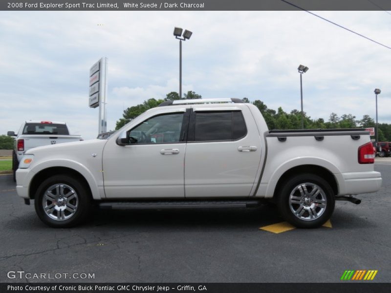 White Suede / Dark Charcoal 2008 Ford Explorer Sport Trac Limited