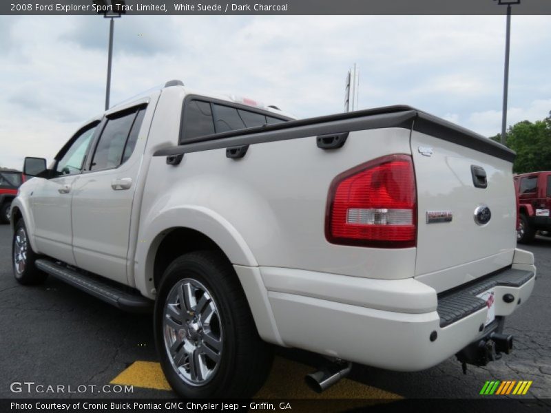 White Suede / Dark Charcoal 2008 Ford Explorer Sport Trac Limited