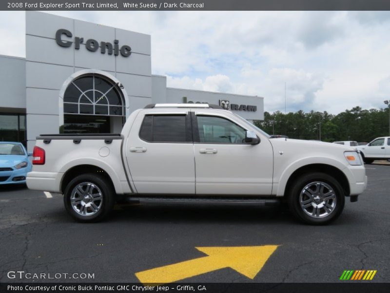 White Suede / Dark Charcoal 2008 Ford Explorer Sport Trac Limited