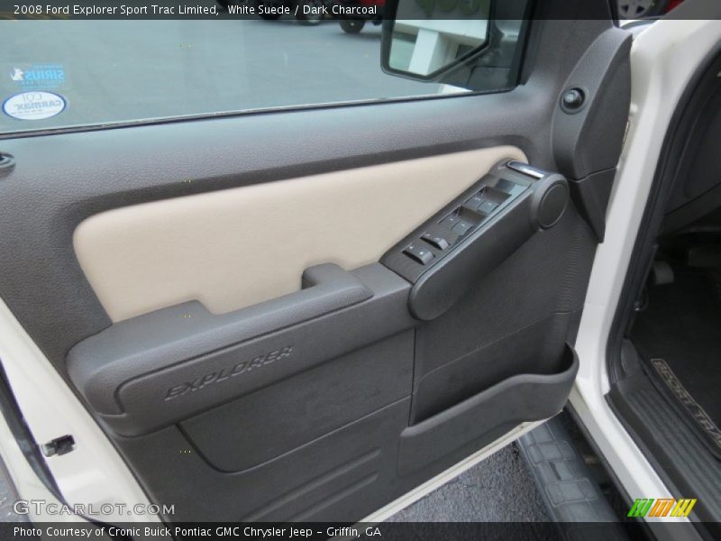 White Suede / Dark Charcoal 2008 Ford Explorer Sport Trac Limited
