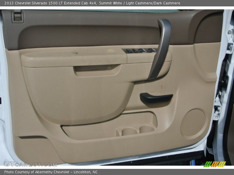 Summit White / Light Cashmere/Dark Cashmere 2013 Chevrolet Silverado 1500 LT Extended Cab 4x4