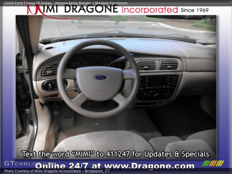 Arizona Beige Metallic / Medium Parchment 2004 Ford Taurus SE Sedan