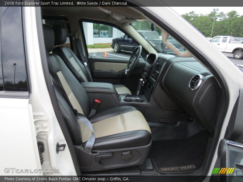 White Suede / Dark Charcoal 2008 Ford Explorer Sport Trac Limited