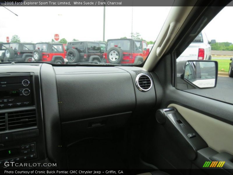 White Suede / Dark Charcoal 2008 Ford Explorer Sport Trac Limited