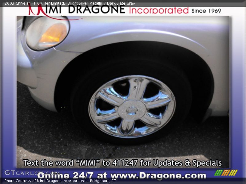 Bright Silver Metallic / Dark Slate Gray 2003 Chrysler PT Cruiser Limited