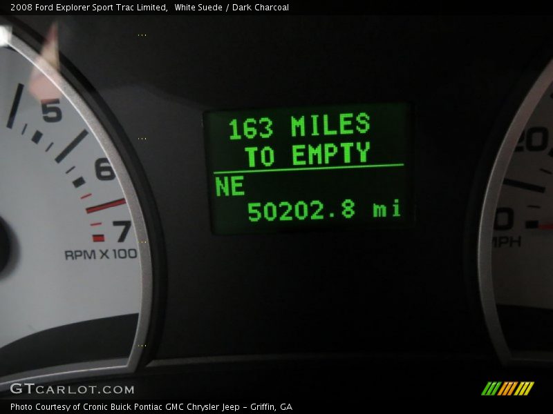 White Suede / Dark Charcoal 2008 Ford Explorer Sport Trac Limited