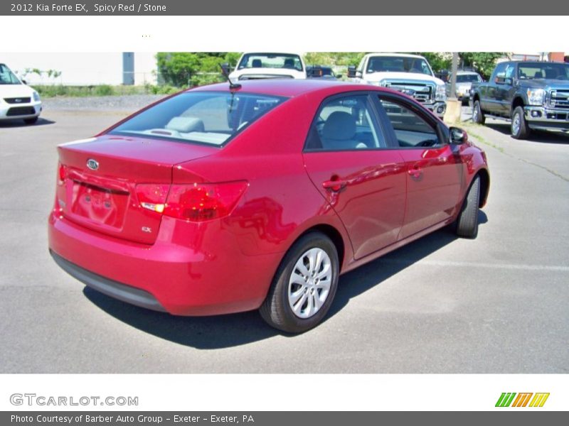 Spicy Red / Stone 2012 Kia Forte EX