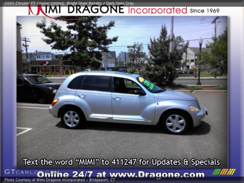 Bright Silver Metallic / Dark Slate Gray 2003 Chrysler PT Cruiser Limited