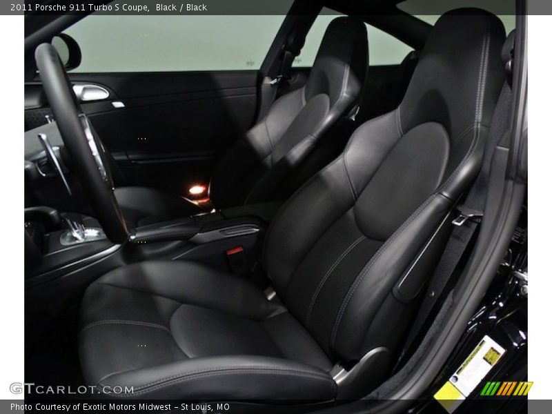 Front Seat of 2011 911 Turbo S Coupe