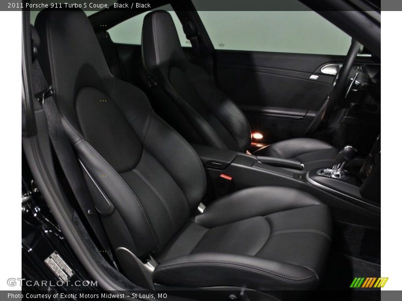 Front Seat of 2011 911 Turbo S Coupe