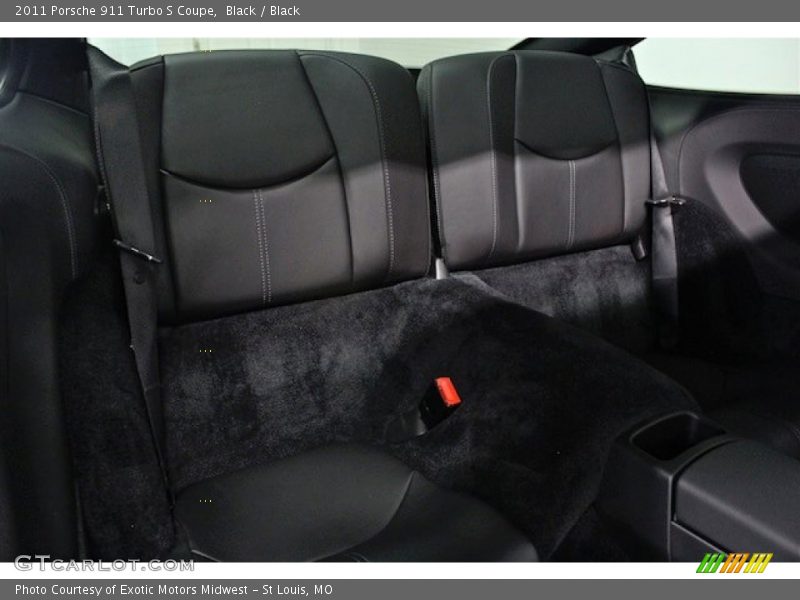 Rear Seat of 2011 911 Turbo S Coupe