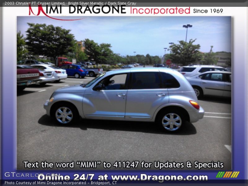 Bright Silver Metallic / Dark Slate Gray 2003 Chrysler PT Cruiser Limited