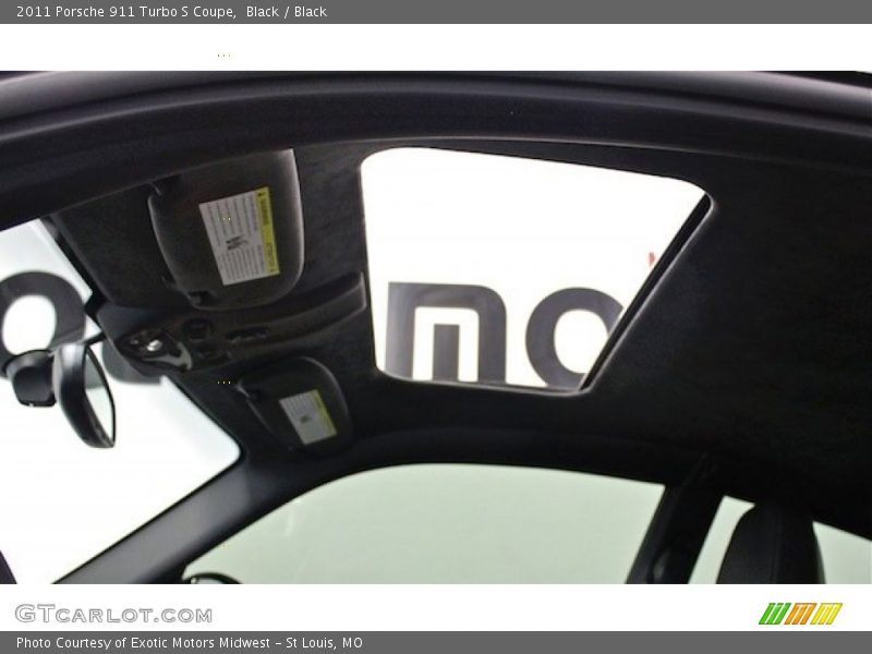 Black / Black 2011 Porsche 911 Turbo S Coupe