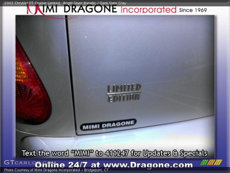 Bright Silver Metallic / Dark Slate Gray 2003 Chrysler PT Cruiser Limited