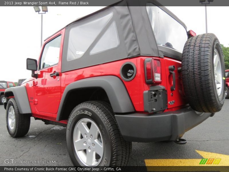 Flame Red / Black 2013 Jeep Wrangler Sport 4x4