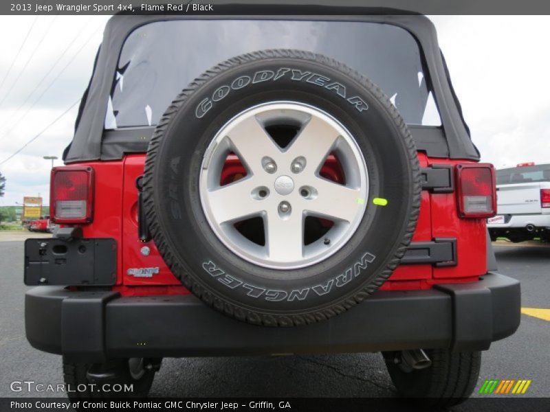 Flame Red / Black 2013 Jeep Wrangler Sport 4x4