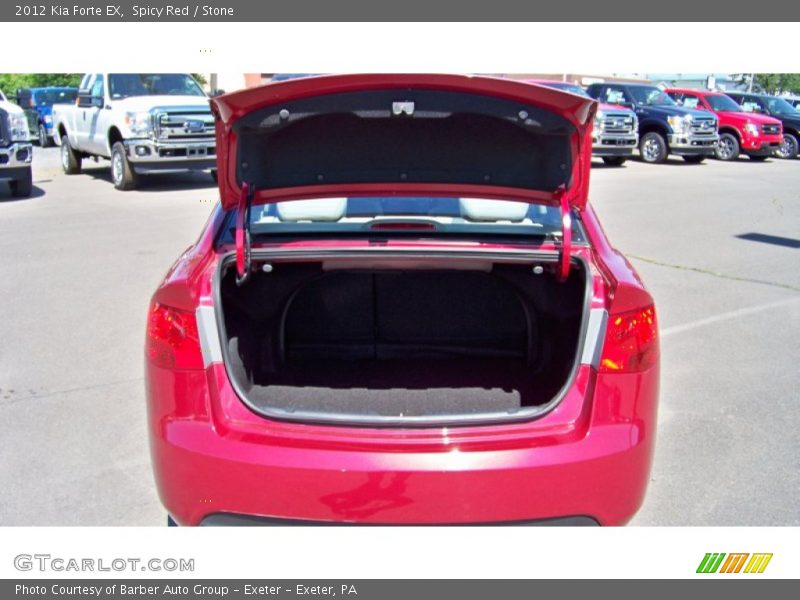 Spicy Red / Stone 2012 Kia Forte EX