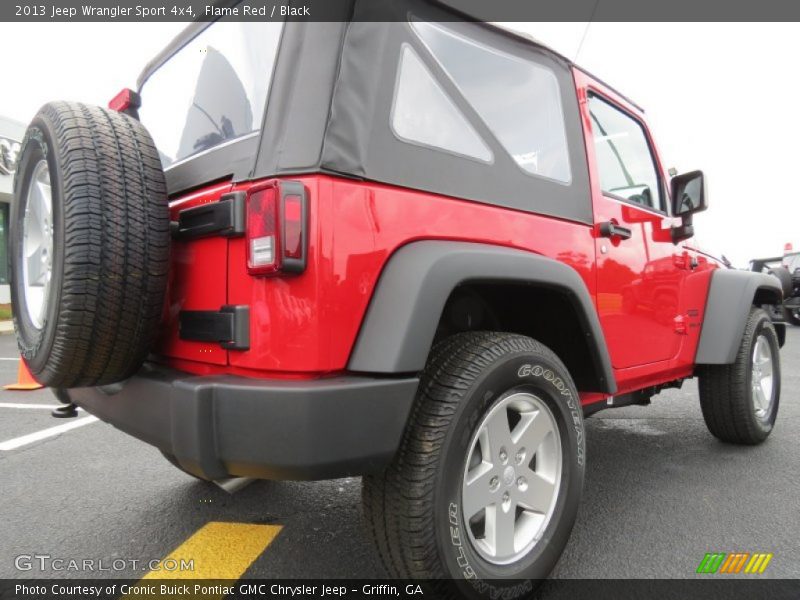 Flame Red / Black 2013 Jeep Wrangler Sport 4x4