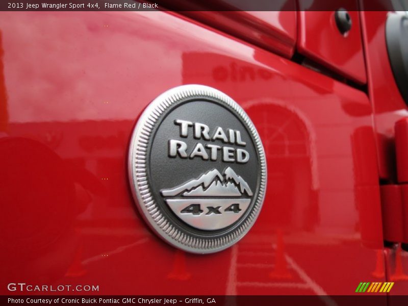 Flame Red / Black 2013 Jeep Wrangler Sport 4x4