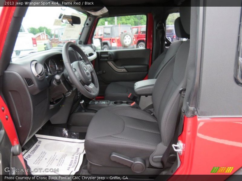 Flame Red / Black 2013 Jeep Wrangler Sport 4x4
