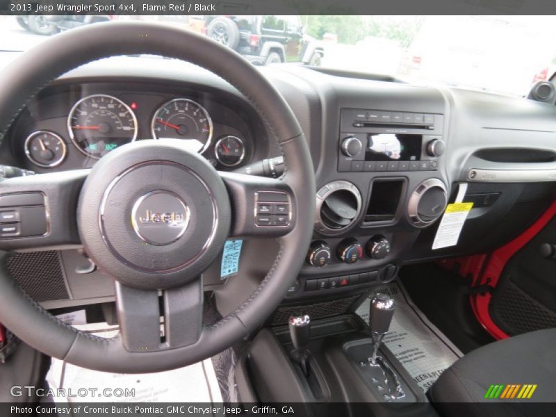 Flame Red / Black 2013 Jeep Wrangler Sport 4x4