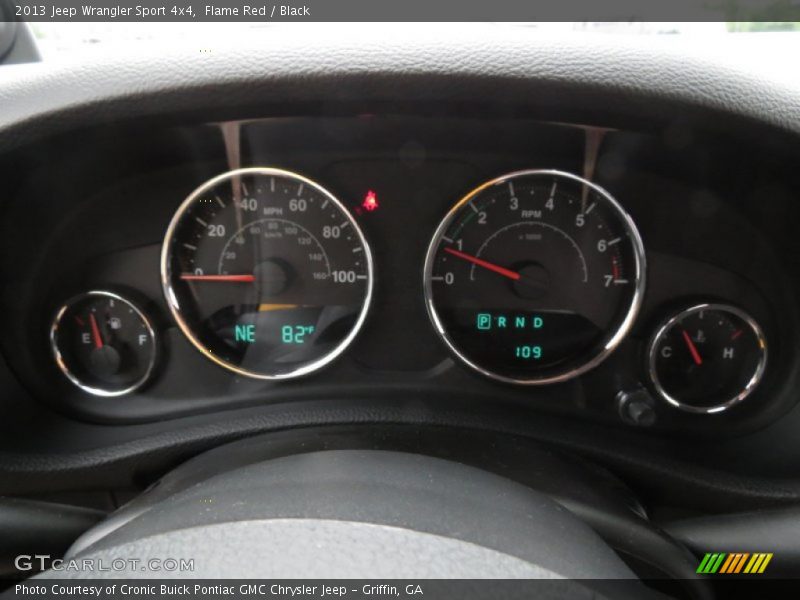 Flame Red / Black 2013 Jeep Wrangler Sport 4x4
