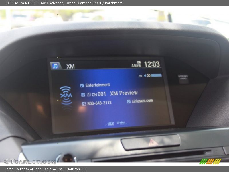 White Diamond Pearl / Parchment 2014 Acura MDX SH-AWD Advance