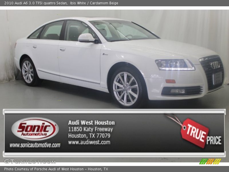 Ibis White / Cardamom Beige 2010 Audi A6 3.0 TFSI quattro Sedan