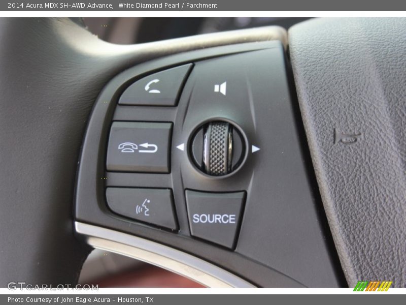 Controls of 2014 MDX SH-AWD Advance