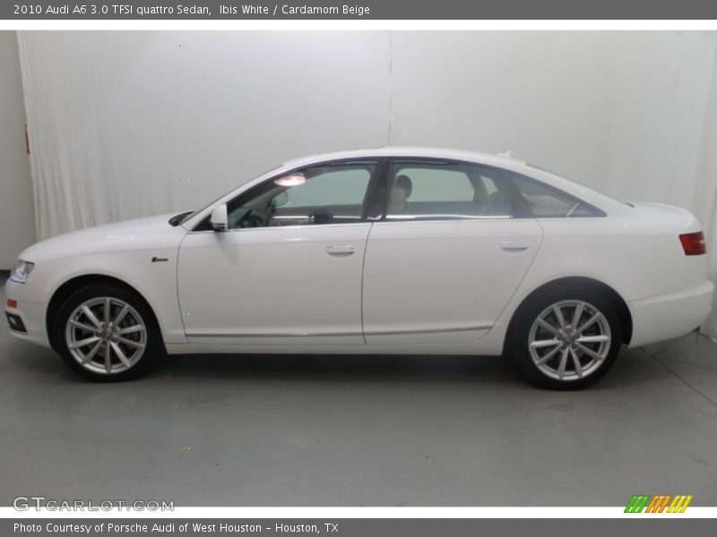 Ibis White / Cardamom Beige 2010 Audi A6 3.0 TFSI quattro Sedan