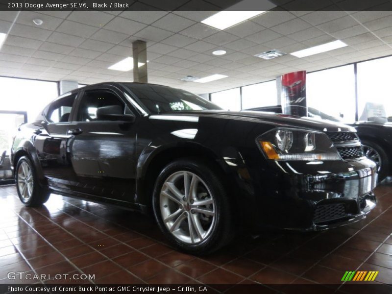 Black / Black 2013 Dodge Avenger SE V6