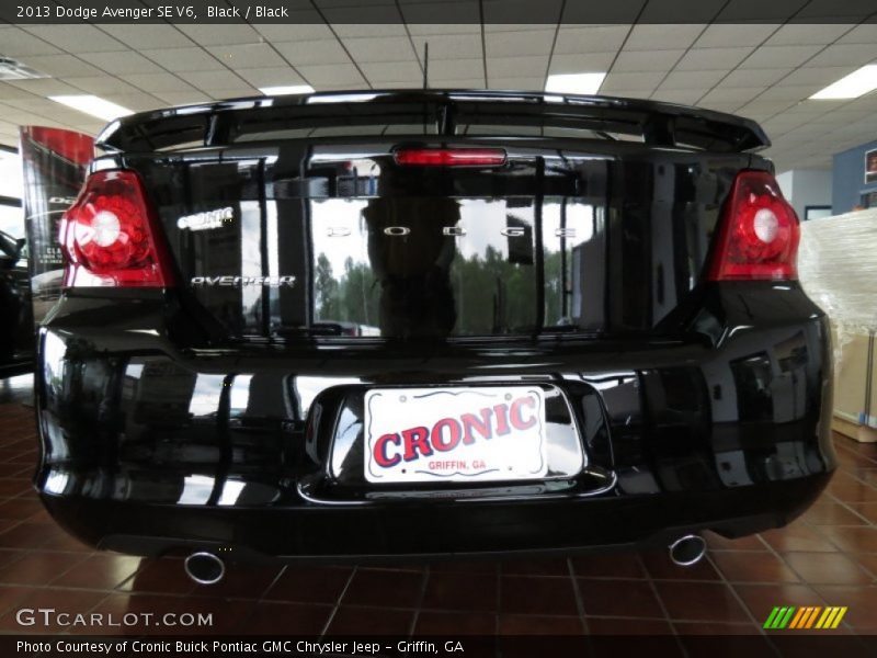 Black / Black 2013 Dodge Avenger SE V6