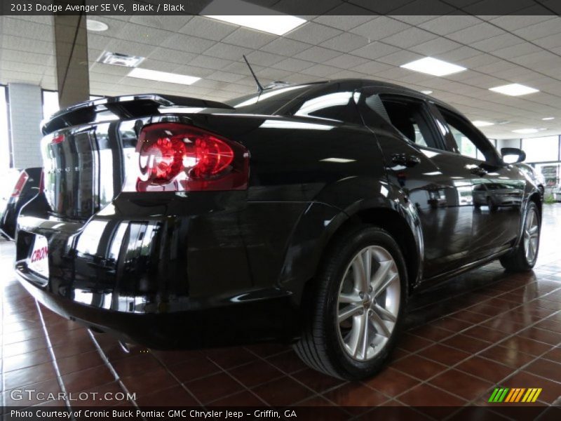 Black / Black 2013 Dodge Avenger SE V6