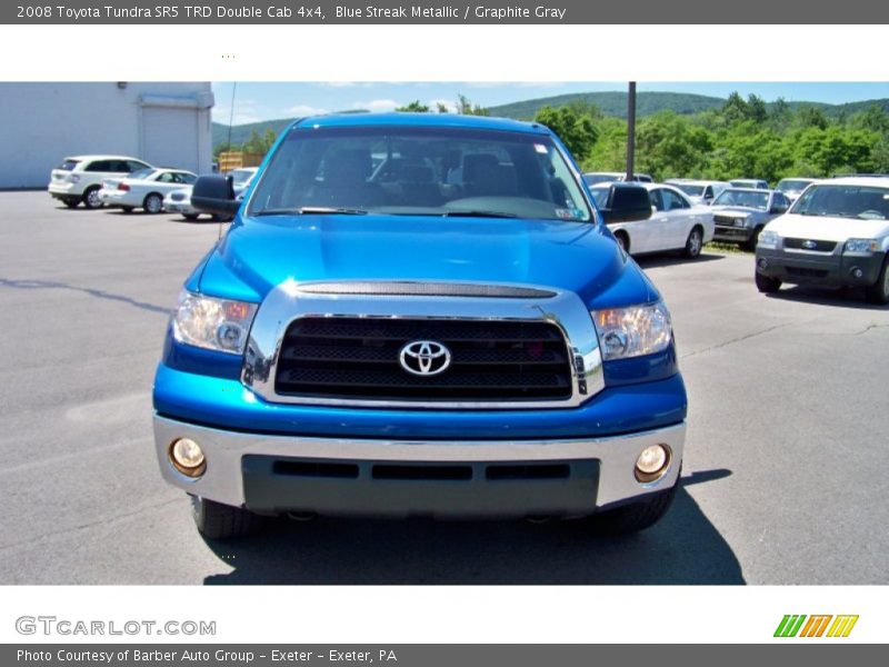 Blue Streak Metallic / Graphite Gray 2008 Toyota Tundra SR5 TRD Double Cab 4x4