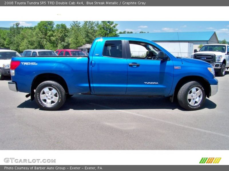 Blue Streak Metallic / Graphite Gray 2008 Toyota Tundra SR5 TRD Double Cab 4x4
